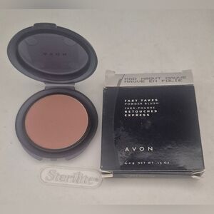 Avon Fast Takes Powder Blush Mad About Mauve Discontinued Vintage New w/ Box